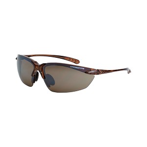 Crossfire Sniper Premium Safety Glasses with Crystal Brown Frame, HD Brown Mirror Lens. MAIN 