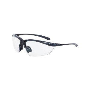 Crossfire Sniper Premium Matte Black Frame Safety Glasses Clear Lens. MAIN 