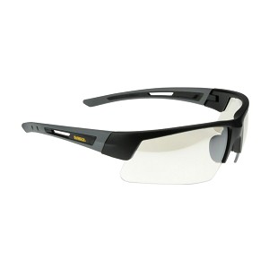 DEWALT Crosscut Black Frame Safety Glasses with Rubber No-Slip Temples Indoor/Outdoor Lens. MAIN 
