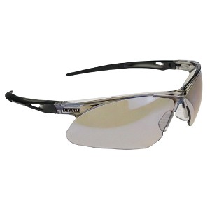DEWALT Recip Safety Glasses with Lightweight Frame and Adjustable Ratcheting Temples Indoor/Outdoor Lens. MAIN 
