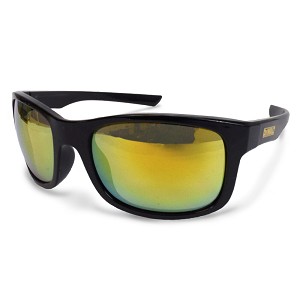 Dewalt DPG107 Safety Glasses Premium Black Frame Yellow Mirror Lens 