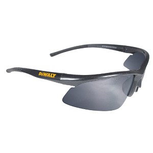 DEWALT Radius Black Frame Safety Glasses Silver Lens. MAIN 