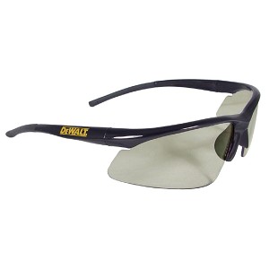 DEWALT Radius Black Frame Safety Glasses Indoor/Outdoor Lens. MAIN 