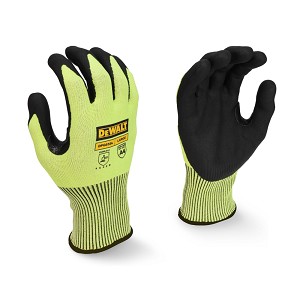 DEWALT DPG855 Hi-Vis HPPE Fiberglass Cut Glove 