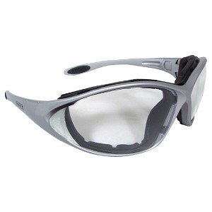 DEWALT Framework Silver Frame Safety Glasses Clear Anti-Fog 