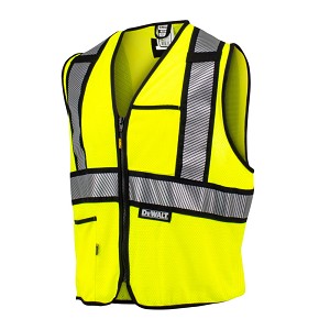 DeWALT DSV971 Modacrylic FR Mesh Vest Class 2 Hi-Viz Green 