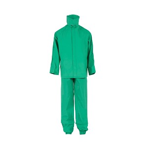 Neese 10096-55-1-GRN Economy Chemical Shield 3-Piece Green Suit, Ideal for protection from Chemical Splash MAIN 