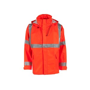 Neese 21217-00-1-FOR ARC Fluorescent Orange Jacket For Utility Workers 