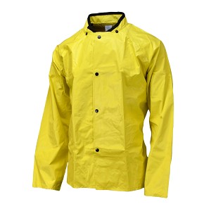 Neese 45001-01-1-YEL Heavy Duty Rain Jacket with Snaps, High Abrasion Resistance, Yellow 