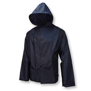 Neese 77001-00-1-NVY Lightweight Rain Jacket with Attached Hood Navy Ideal for Warm Weather. MAIN 