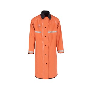 Neese UN449-33-1-OBK Responder Reversible 48" Long Coat with Leaf Collar and Hood Orange 