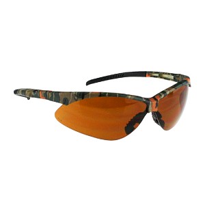 Radians Apocalypse Camo Frame Anti-Fog Safety Glasses with Neck Cord Bronze Anti-Fog 