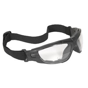 Radians Cuatro Black Frame Clear Anti-Fog Bi-focal Foam-Lined Safety Reading Glasses. MAIN 