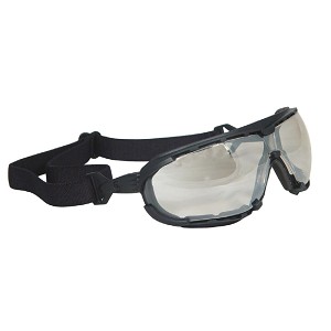 Radians Dagger Foam Lined Black Frame Safety Goggle Indoor/Outdoor Anti-Fog 
