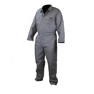 Radians FRCA-001 VolCoreâ„¢ Cotton/Nylon FR Coverall - Gray - Size S 