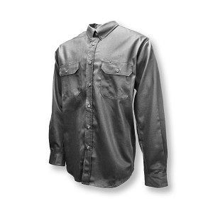 Radians FRS-003G FR Long Sleeve Button Shirt Gray 
