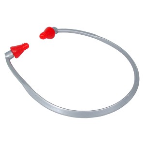 Radians Gray Band Reusable Corded Earplugs 23 NRR One Pair Made in USA 