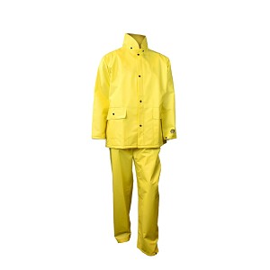Radians RS15-NSYV Yellow Durable Rain Suit Self Extinguishing 