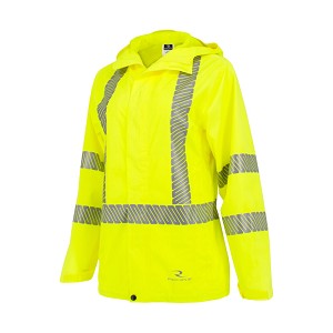 Radians RW12L Ladies Lightweight Rain Jacket - Green - S 