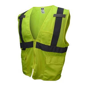 Radians SV27-2ZGM Multipurpose Surveyor Safety Vest Class 2 Hi-Vis Green 