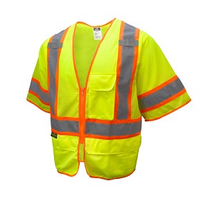 RADIANS SV272-3ZGM Multi-Purpose Surveyor Vest Class 3 Hi-Vis Green 