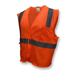 Radians SV2OM Economy Mesh Safety Vest Class 2 Hi-Vis Orange 