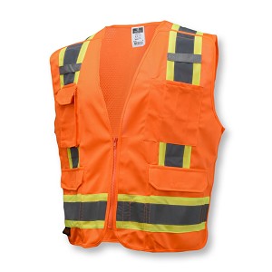 Radians SV46O Surveyor Breakaway Safety Vest Class 2 Hi-Vis Orange 