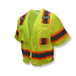Radians SV63G Two Tone Surveyor Safety Vest Class 3 Hi-Vis Green 