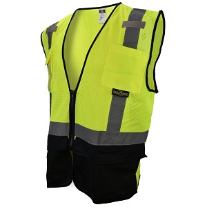 Radians SV7B-2ZGM Surveyor Class 2 Safety Vest Hi-Vis Green 