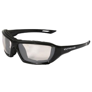 Radians Extremis, Black Frame, Indoor/Outdoor Anti-Fog Safety Glasses. MAIN 