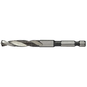 Alfa Tools 5/16"-18 Hss Combination Drill Tap 1/4" Hex Power Shank. MAIN 