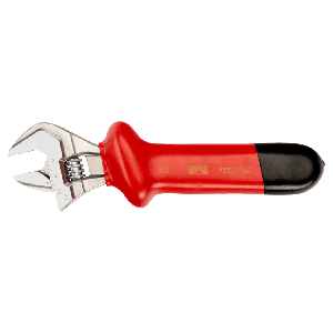 Bahco 1000V Insulated Adjustable Wrench, 10" Long 
