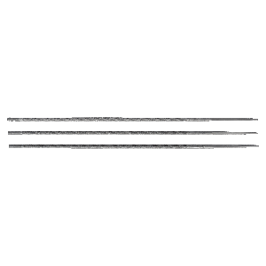 Bahco 168-8-4.8-3P Round Chain Saw File 8" Long and 3/16" Diameter 3-Piece 