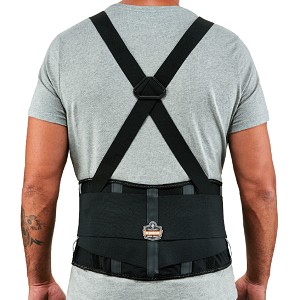 Ergodyne ProFlex 2000SF Back Support Brace with 840D Spandex - Black MAIN 