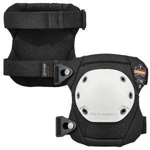 Ergodyne ProFlex 300 White Cap Knee Pads - Rounded Hard Cap 18300 MAIN 