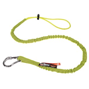 Ergodyne Squids 3100 Single Extended Lime Lanyard - Carabiner Loop - 10lbs 19013 MAIN 