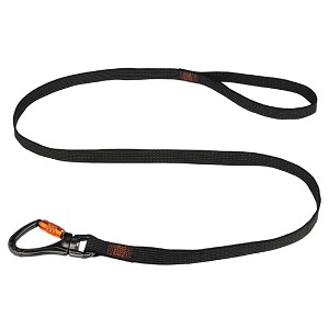Ergodyne Squids 3129 Black Lanyard Locking Swivel Carabiner Loop - 40lbs MAIN 