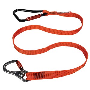 Ergodyne Squids 3149 Standard Orange Lanyard - XL Carabiner Swivel Carabiner - 80lbs 19149 MAIN 