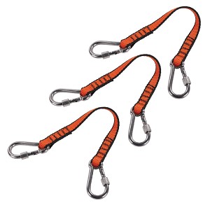 Ergodyne 3154 Web Lanyard Dual Screw-Gate Carabiners 3-Pack MAIN 