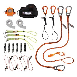 Ergodyne Squids 3183 Kit Carpenter and Laborer Tool Tethering MAIN 