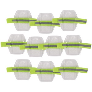 Ergodyne Squids 3386 10-pack Hi-Vis Lime Arm Band ID Badge Holder 19974 MAIN 