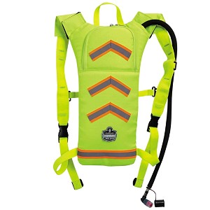 Ergodyne Chill-Its 5155 2 ltr Hi-Vis Lime Low Profile Hydration Pack 13156 MAIN 