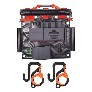 Ergodyne Arsenal 5711 Gray Bucket Truck Tool Board with Bucket Hooks Kit MAIN 