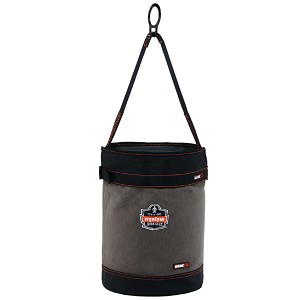 Ergodyne Arsenal 5960T Gray Canvas Hoist Bucket and Top D-Rings MAIN 