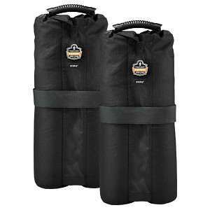 Ergodyne Shax 6094 One Size Black Tent Weight Bags 2-Pack 12994 MAIN 