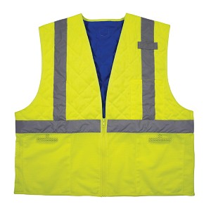 Ergodyne Chill-Its 6668 Class 2 Hi-Vis Safety Cooling Vest - Lime MAIN 