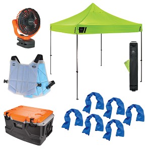 Ergodyne 12344 Chill-Its Heat Stress Prevention Recovery Kit MAIN 