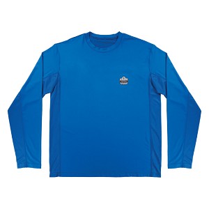Ergodyne Chill-Its 6689 Long Sleeve Sun Shirt with UV Protection - Blue MAIN 