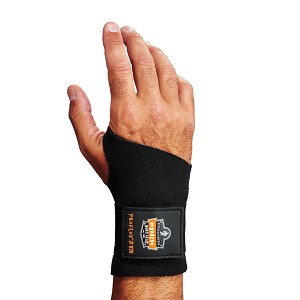 Ergodyne ProFlex 670 Black Single Strap Wrist Support MAIN 