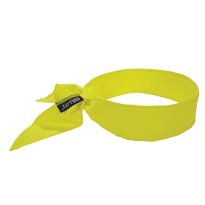 Ergodyne Chill-Its 6702 Lime Cooling Bandana - Embedded Polymers - Tie 12397 MAIN 